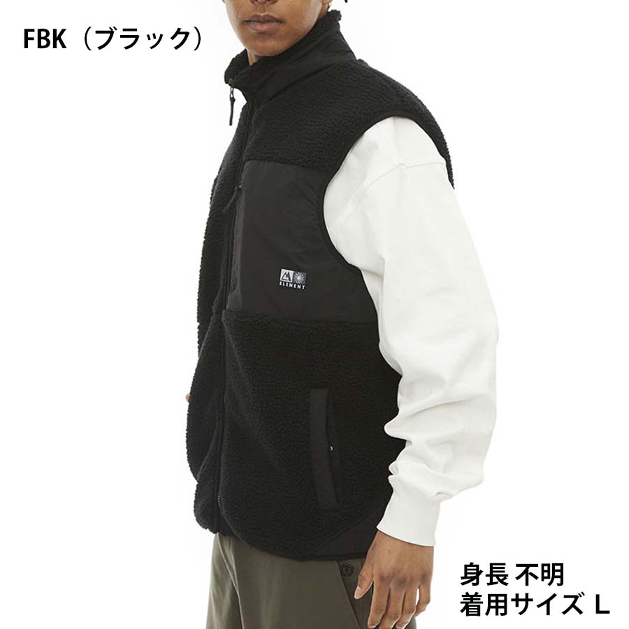 楽天市場】【50%OFF】正規品 ELEMENNT メンズ ボア フリース ベスト