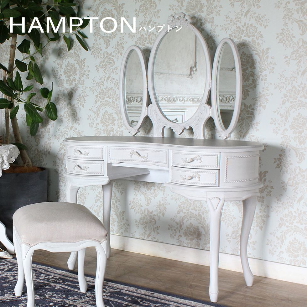 楽天市場】姫系 家具 ドレッサー 白 ホワイト ロマンチック 姫