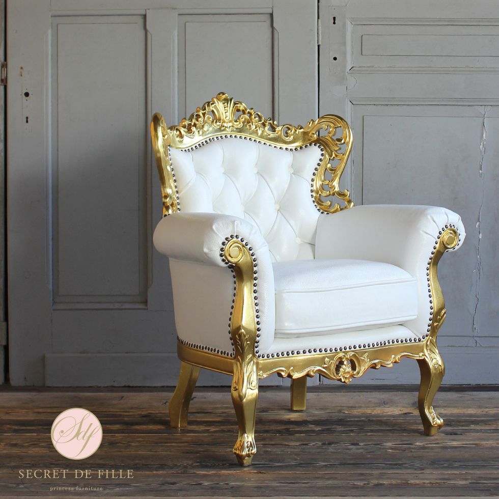 楽天市場】姫系 家具 ソファ 一人掛け ロココ 調 ゴシック