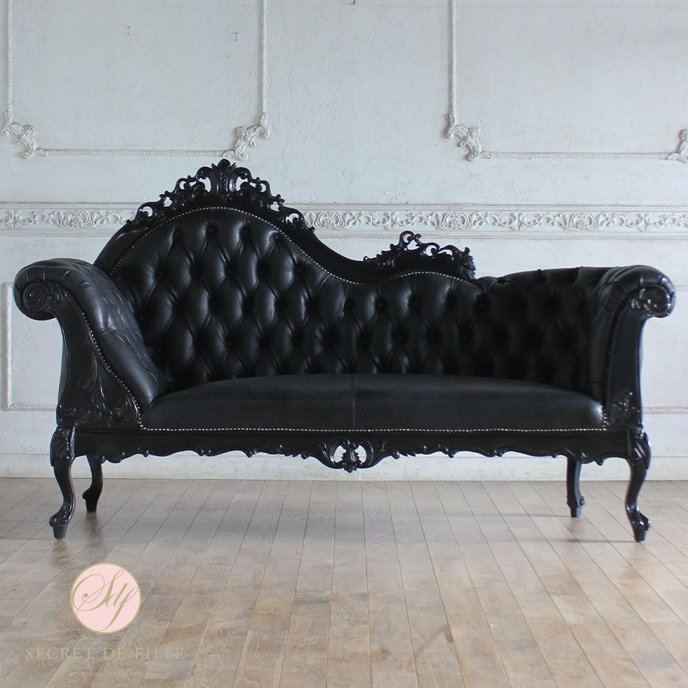 楽天市場】姫系 家具 ゴシック ロココ調 カウチ ソファー 寝椅子