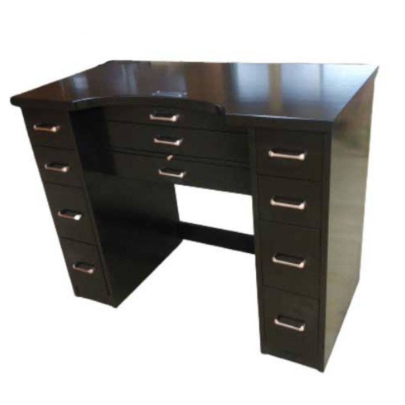 楽天市場】【在庫限り/納期未定】小次郎 彫金作業机 両袖 ブラウン