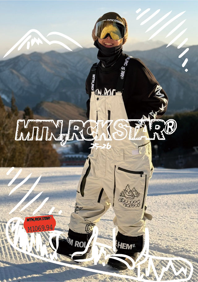 楽天市場】25-26 MTN.ROCK STAR【マウンテンロックスター】PARACHUTE