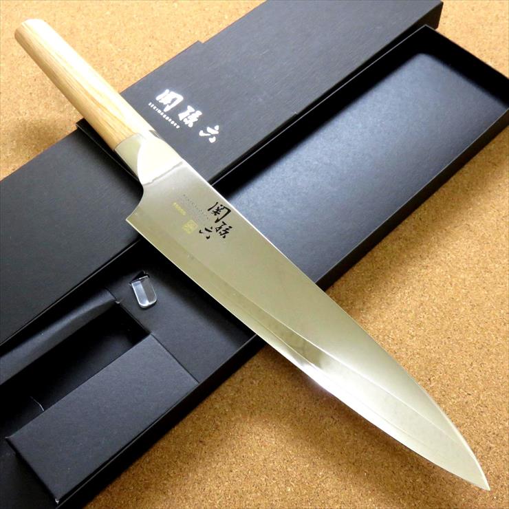 楽天市場】関の刃物 牛刀 21cm (210mm) 貝印 関孫六 10000CL 三層鋼