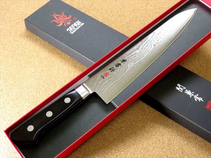 楽天市場】関の刃物 牛刀 21cm (210mm) 関兼常作 VG-10 V金10号 33層