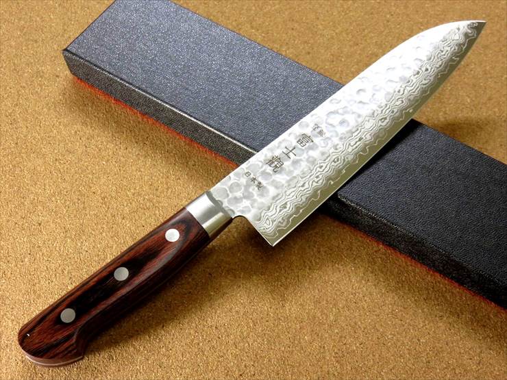 楽天市場】関の刃物 三徳包丁 18.5cm (185mm) 富士觀 鎚目鍛造