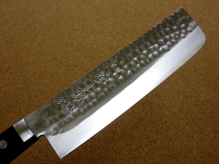 楽天市場】関の刃物 菜切り包丁 165cm (165mm) 富士觀 鎚目鍛造 本割込