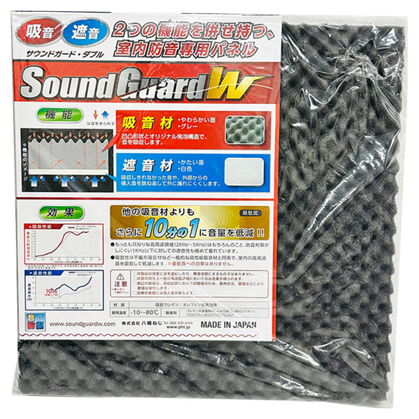 楽天市場】【即日出荷】八幡ねじ サウンドガードW 50×300×300mm 防音