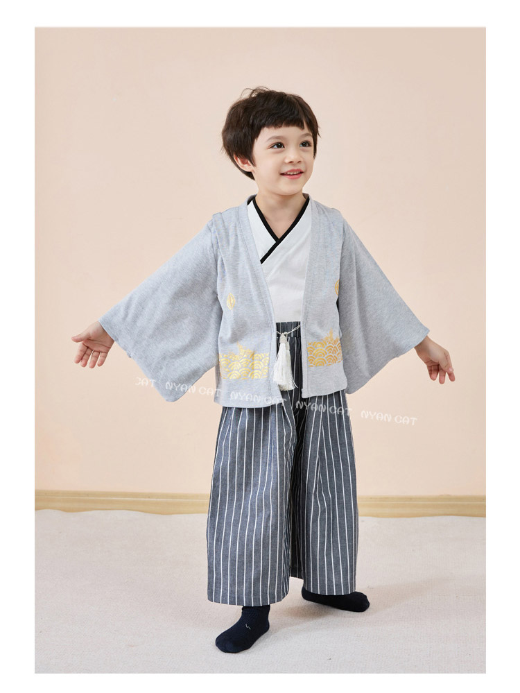 楽天市場】簡易袴セット 男の子 縞 黒 袴 セット 卒園式 ベビー キッズ