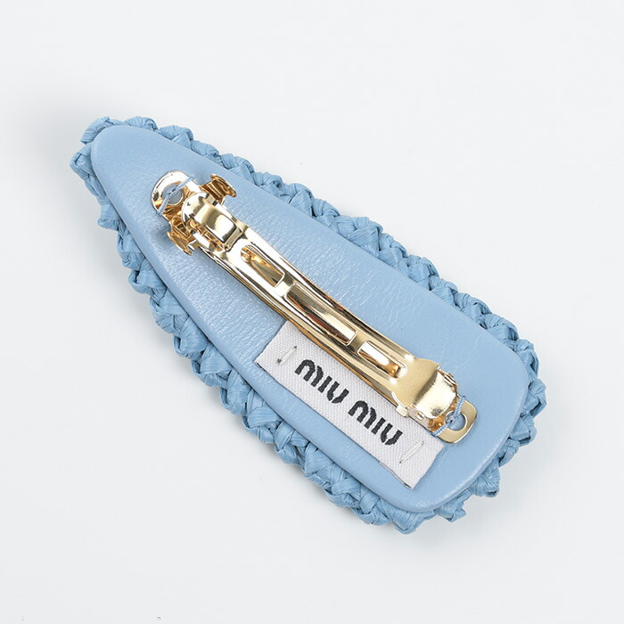 楽天市場】MIU MIU ミュウミュウ ヘアアクセサリー クリップ アクセ