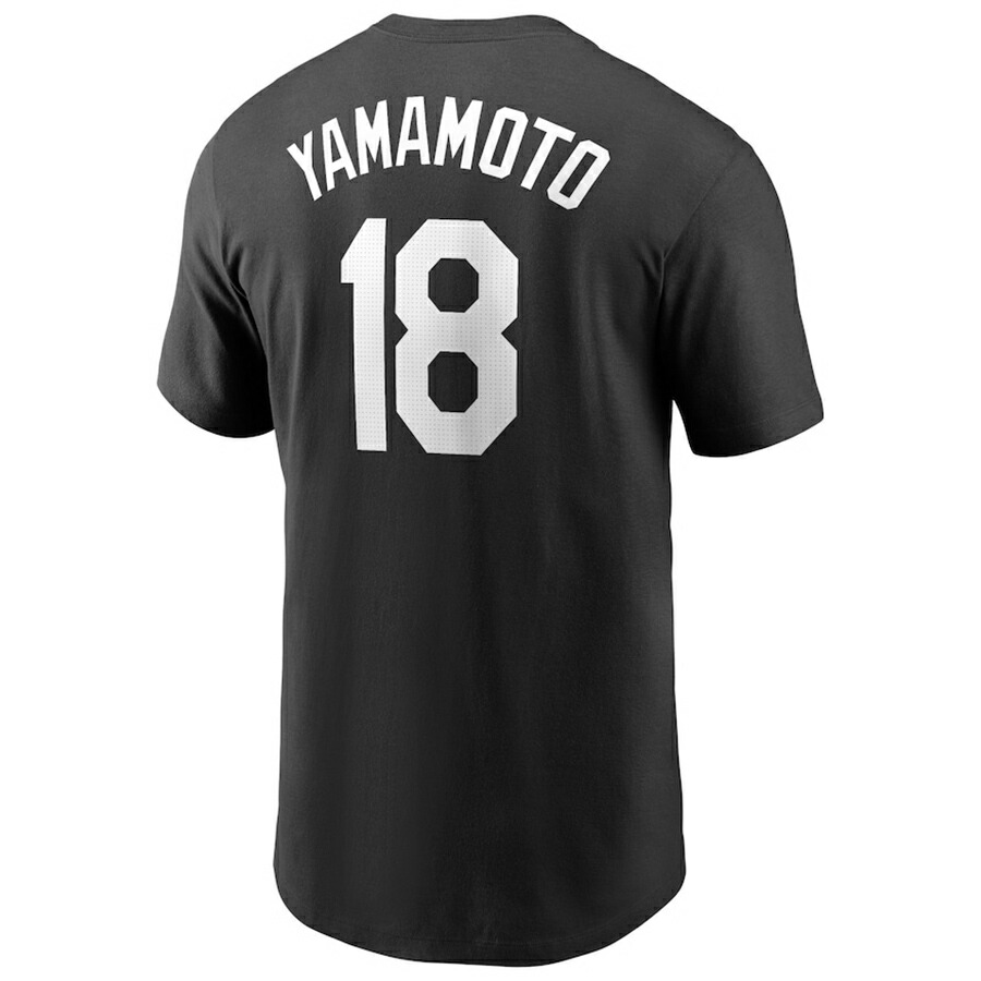 楽天市場】MLB 山本由伸 ドジャース Tシャツ ネーム＆ナンバー ナイキ