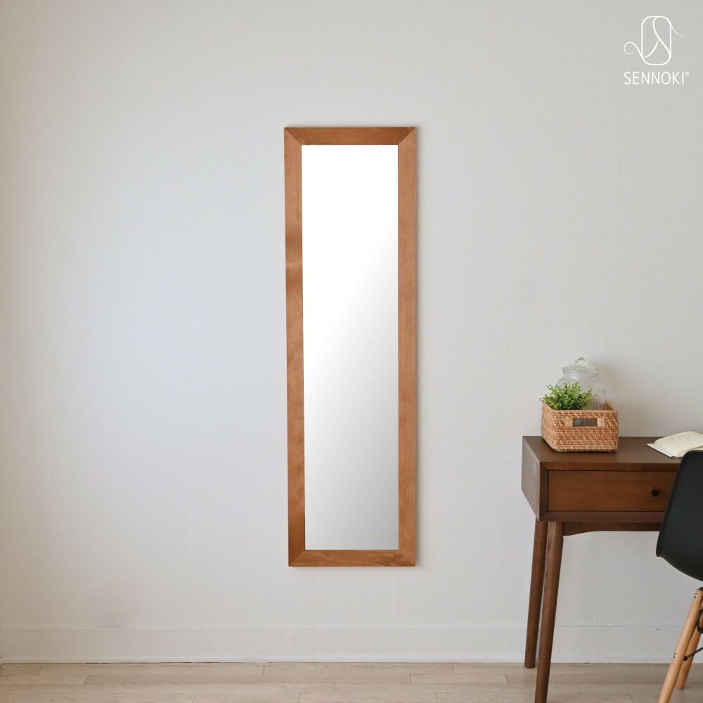 楽天市場】SENNOKI レオン 38×130cm 鏡 壁掛け 姿見 賃貸 ウォール