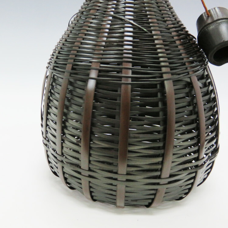 楽天市場】茶道具 花入 花籠 籠花入 虫籠 染竹 (上塗竹入子) : お茶