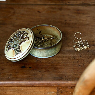 楽天市場】小物入れ ふた付き 花束 オシャレ 卓上 北欧 ヴィンテージ