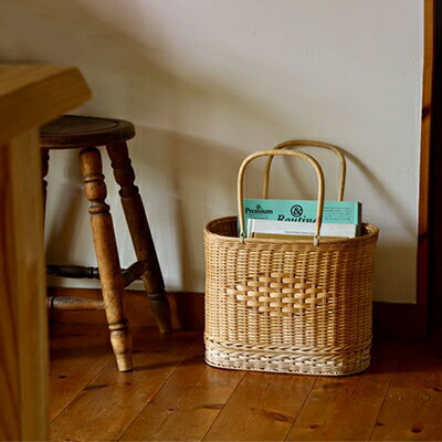 楽天市場】手提げかご 松野屋 ラタン 収納 おしゃれ かご カゴ 籠