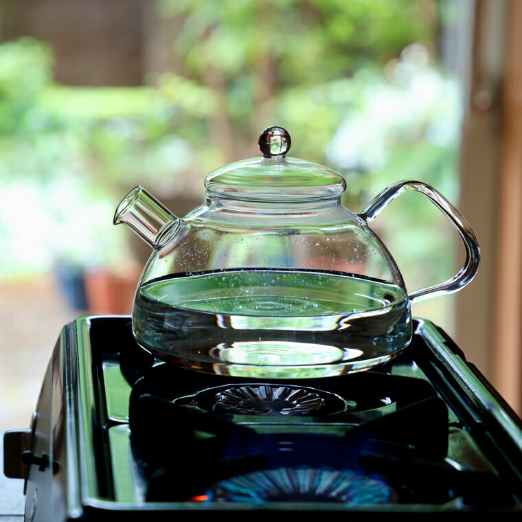 楽天市場】ガラスケトル 1.2L ドイツ製 やかん 直火ガラスポット