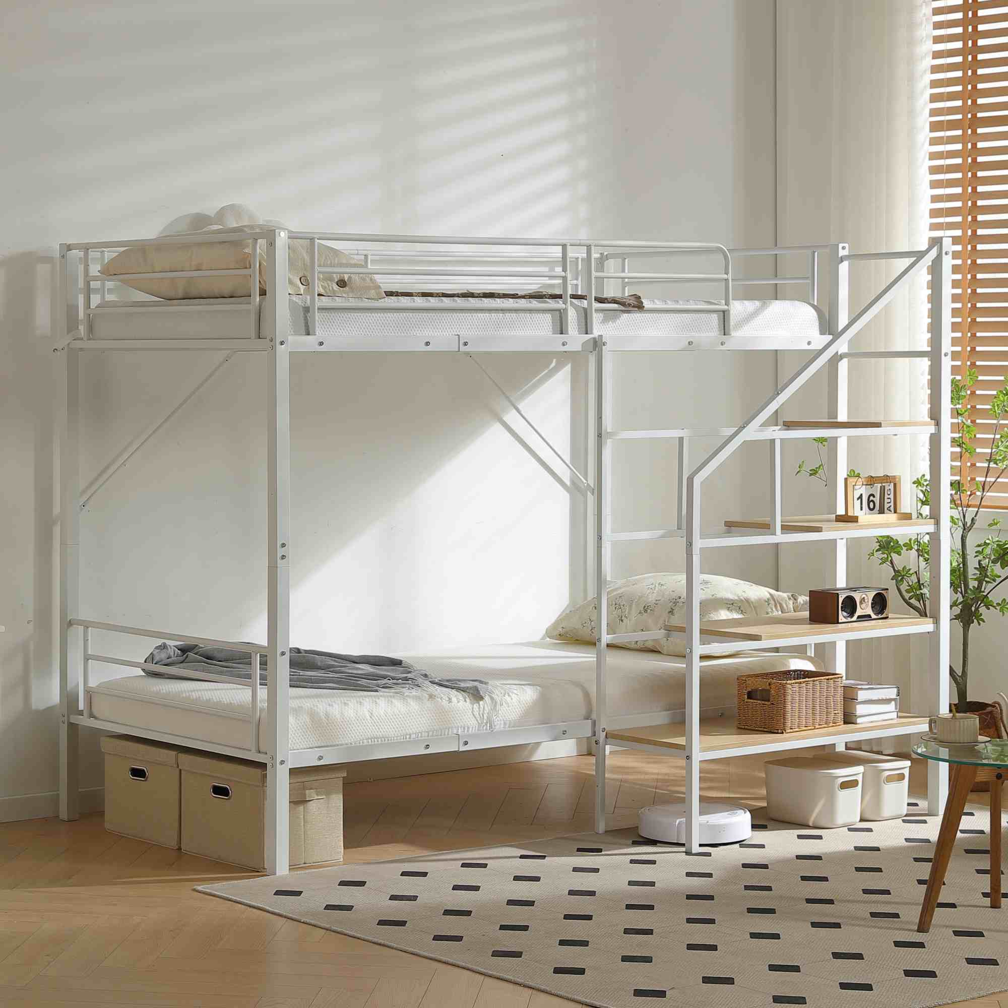 楽天市場】ロフトベッド シングルベッド パイプ 耐震 頑丈フレーム