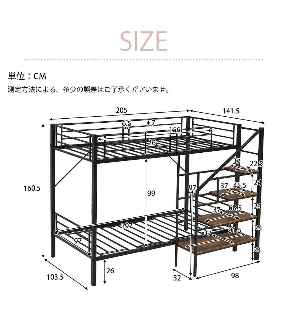 楽天市場】ロフトベッド シングルベッド パイプ 耐震 頑丈フレーム