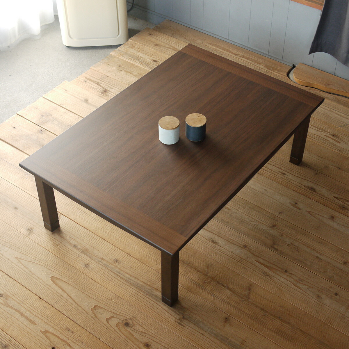 楽天市場】Cecilこたつテーブル 120×80 長方形 ウォールナット 突板