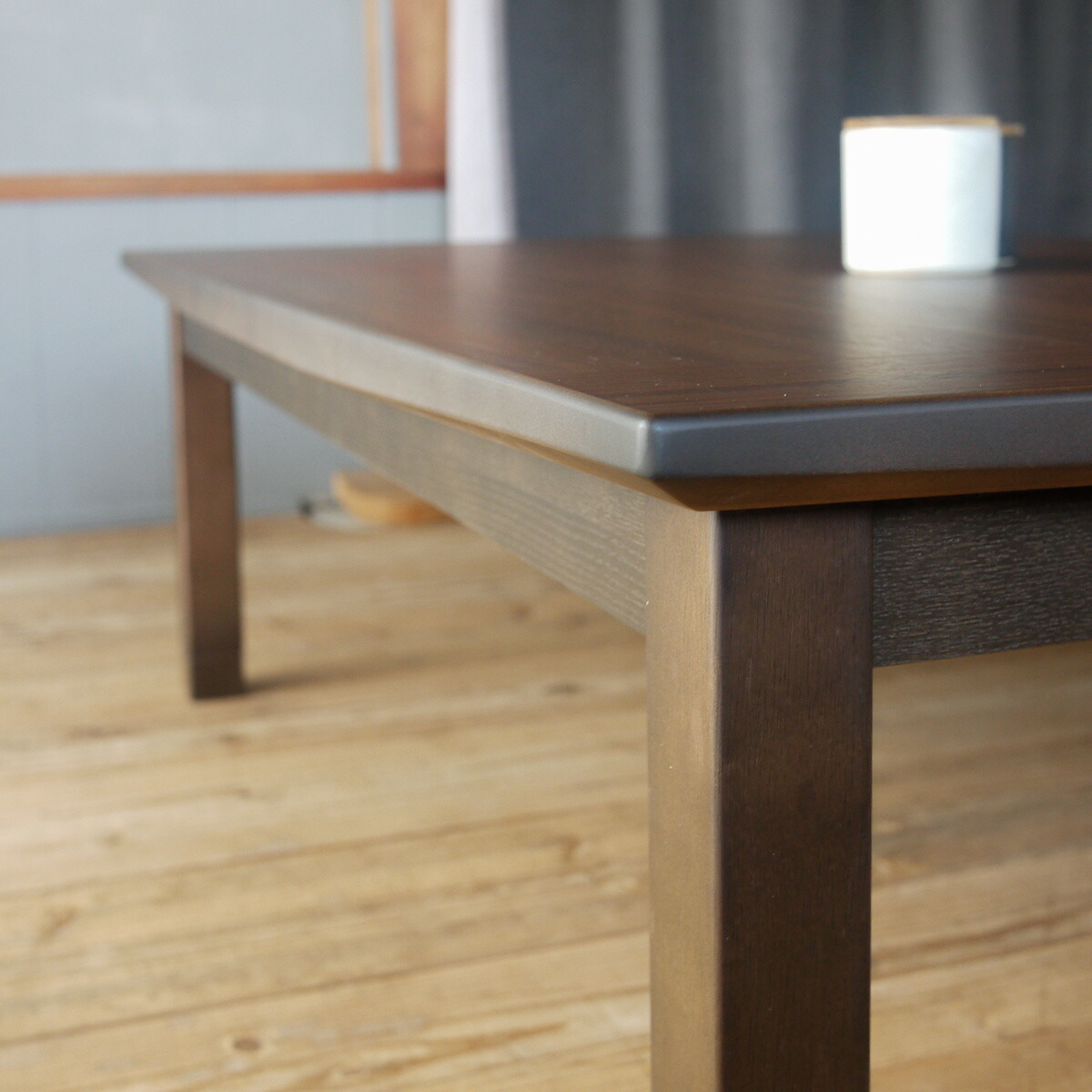 楽天市場】Cecilこたつテーブル 120×80 長方形 ウォールナット 突板