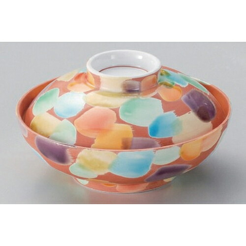 楽天市場】5個セット☆ 平蓋向 ☆赤彩交趾蓋向 [ 13.3 x 7.6cm 345g