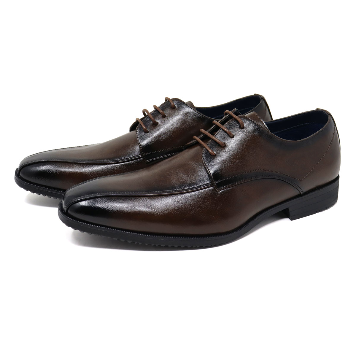 楽天市場】ビジネスシューズ メンズ 超軽量 革靴 黒 ブラック 外羽根