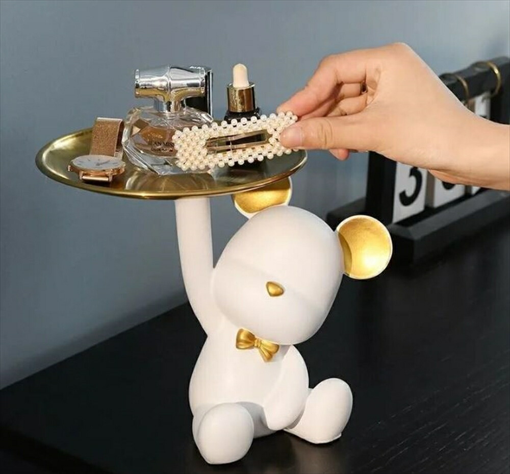 楽天市場】【可愛いクマのトレー トレイ コースター】 アクセサリー