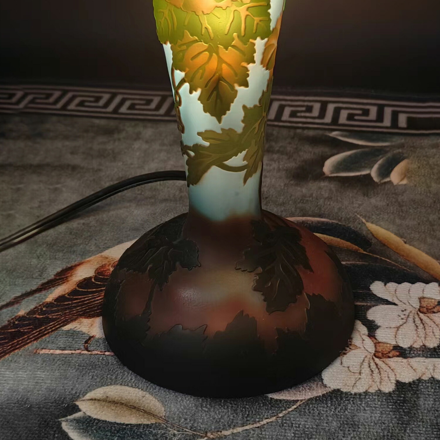 楽天市場】ガレランプ アールヌーボーランプ 卓上 照明 エミール ガレ