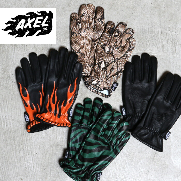 楽天市場】AXEL.co バイク グローブ レザーグローブ ユニセックス
