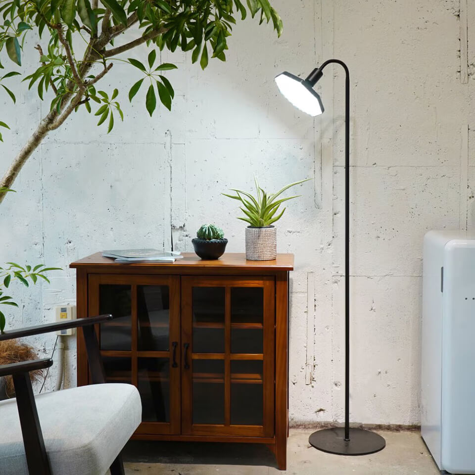 楽天市場】フレキシブルアーム ライトスタンド【口金E26】【ブラック