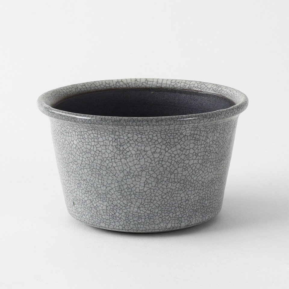 楽天市場】KAMIYAMA 白マット貫入【ソリ鉢】φ12.5cm×H8cm かみ山陶器