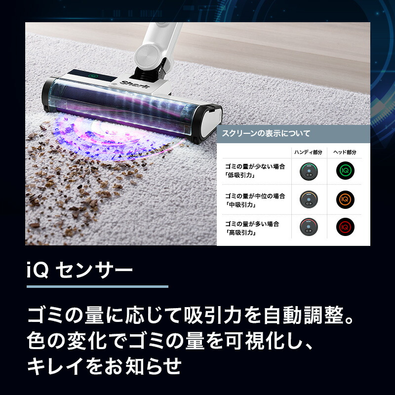 楽天市場】ポイント10倍 【Shark 公式】 Shark シャーク CleanSense iQ