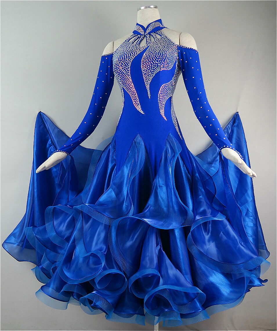 楽天市場】【NEWデザイン】社交ダンス・社交ダンスドレス競技用