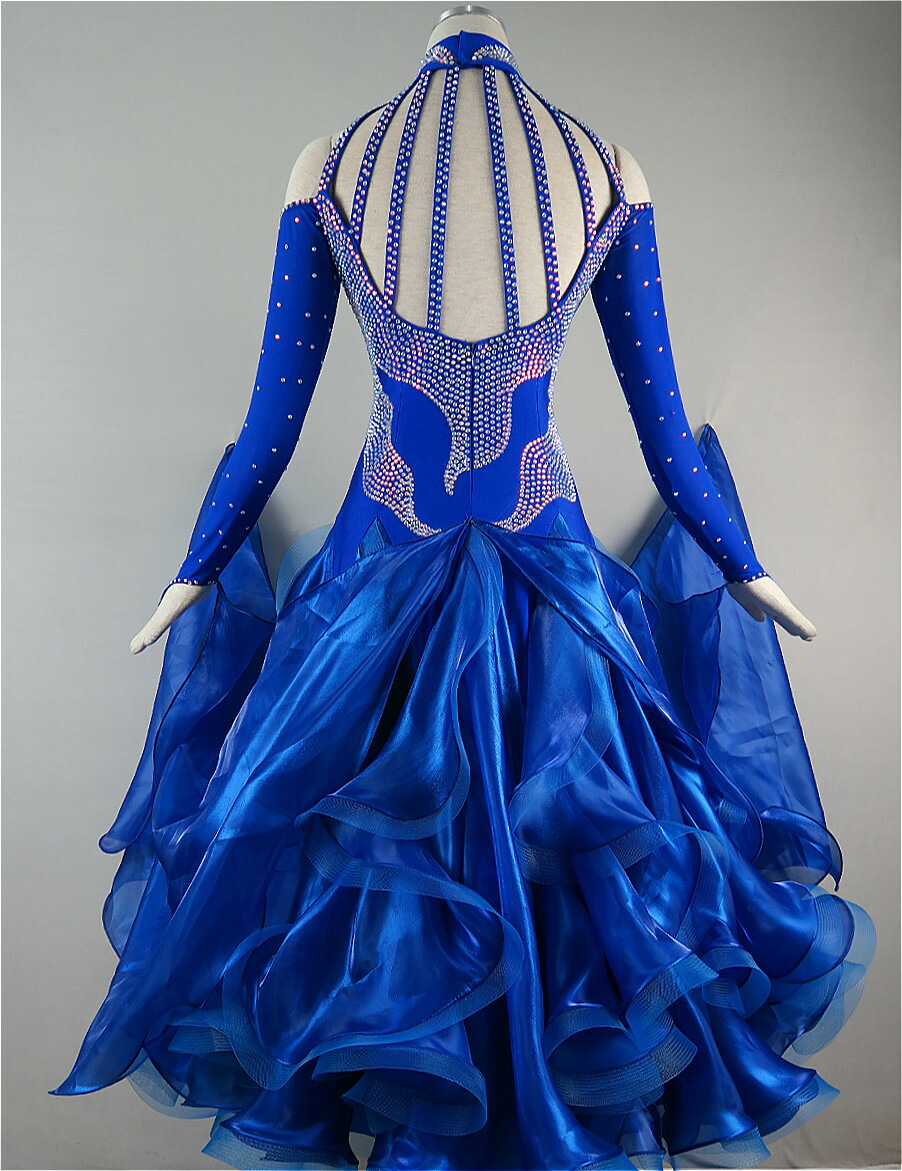 楽天市場】【NEWデザイン】社交ダンス・社交ダンスドレス競技用