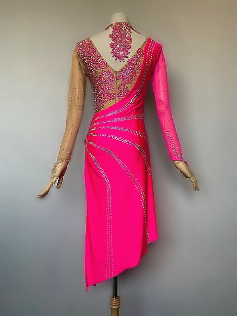 楽天市場】【NEWデザイン】社交ダンス・社交ダンスドレス競技用