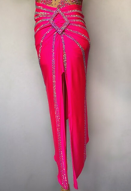 楽天市場】【NEWデザイン】社交ダンス・社交ダンスドレス競技用