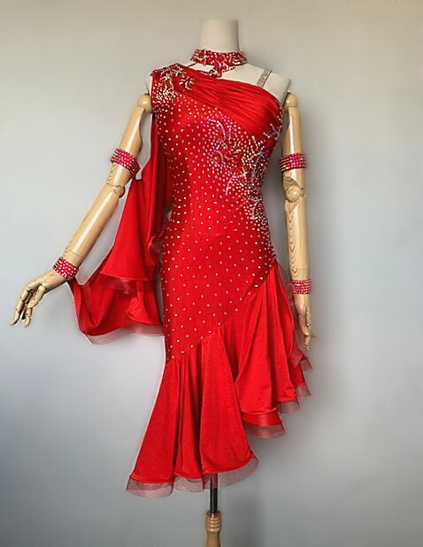 楽天市場】【春夏新商品】社交ダンス・社交ダンスドレス・競技用ドレス