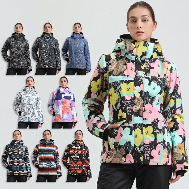 楽天市場】花柄（レディースウェア｜スノーボード用ウェア