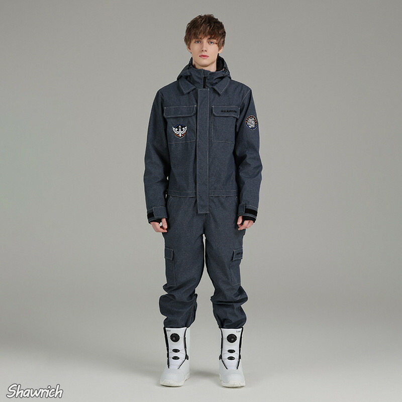 楽天市場】送料無料 スキー ウェア つなぎ デニム スノーボードウェア