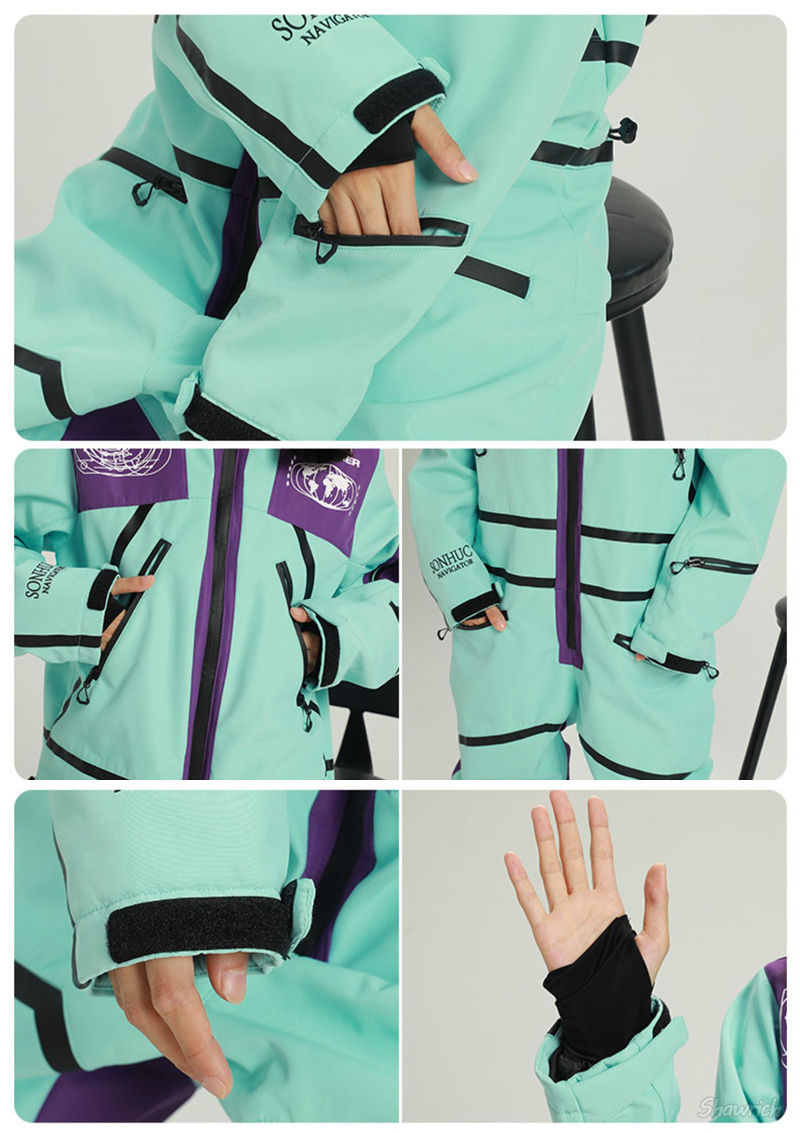 楽天市場】送料無料 スノボ つなぎ スノボウェア オールインワン