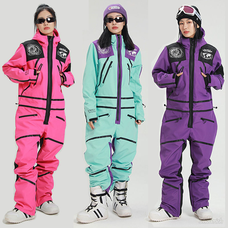 楽天市場】送料無料 スノボ つなぎ スノボウェア オールインワン