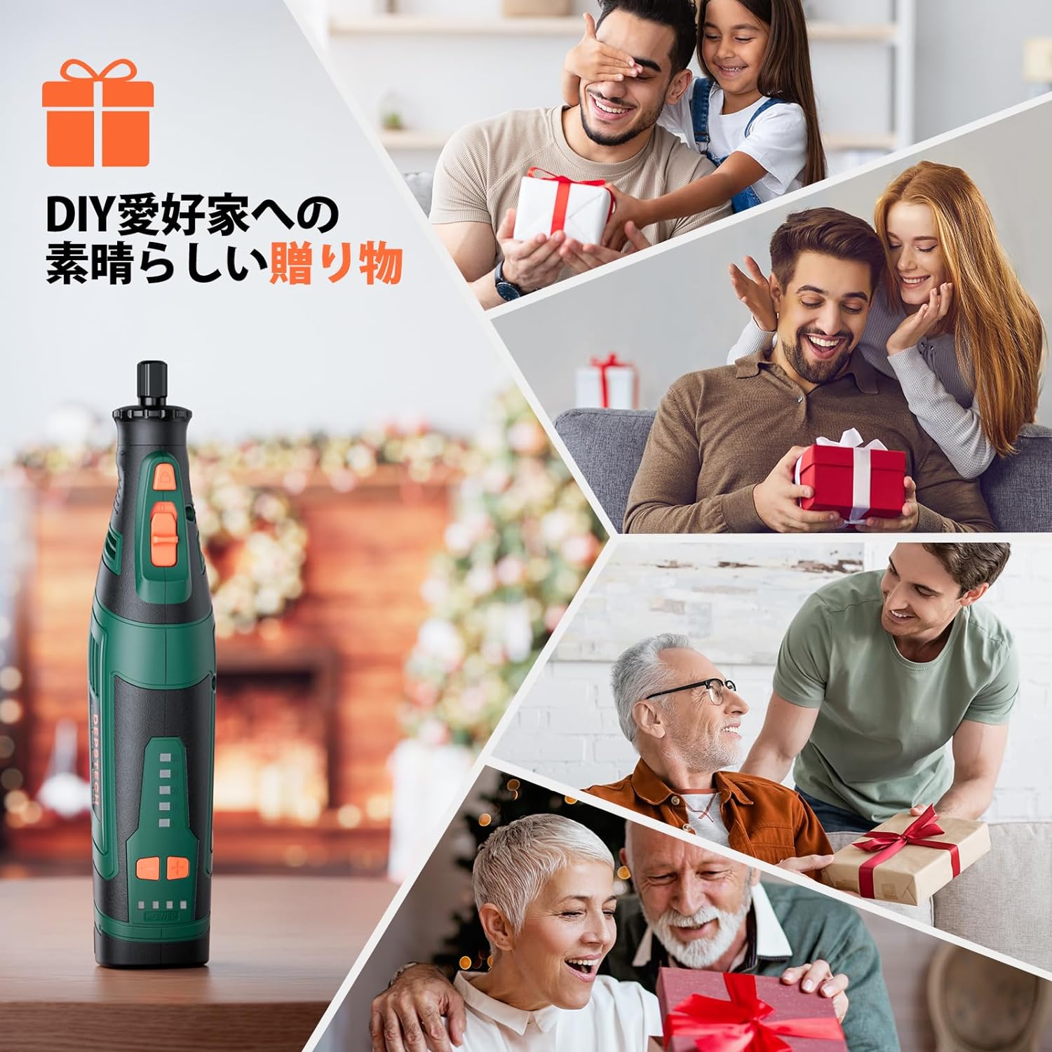 楽天市場】ミニルーター 充電式 8V リューター DEPSTECH コードレス