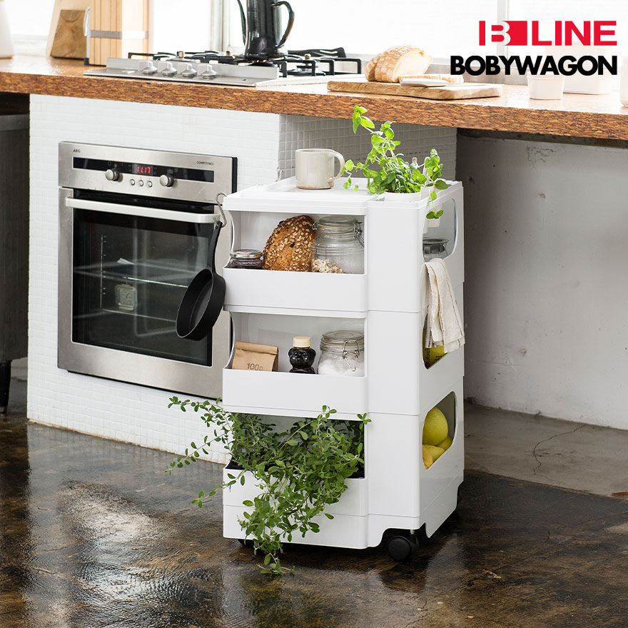 楽天市場】正規品 B LINE ビーライン ボビーワゴン 4段 5トレイ