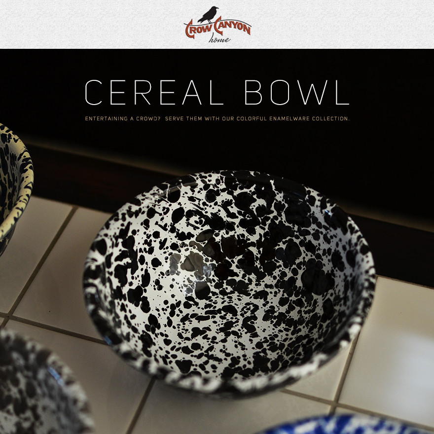 楽天市場】【プレSSクーポン発行中】CROW CANYON HOME CEREAL BOWL