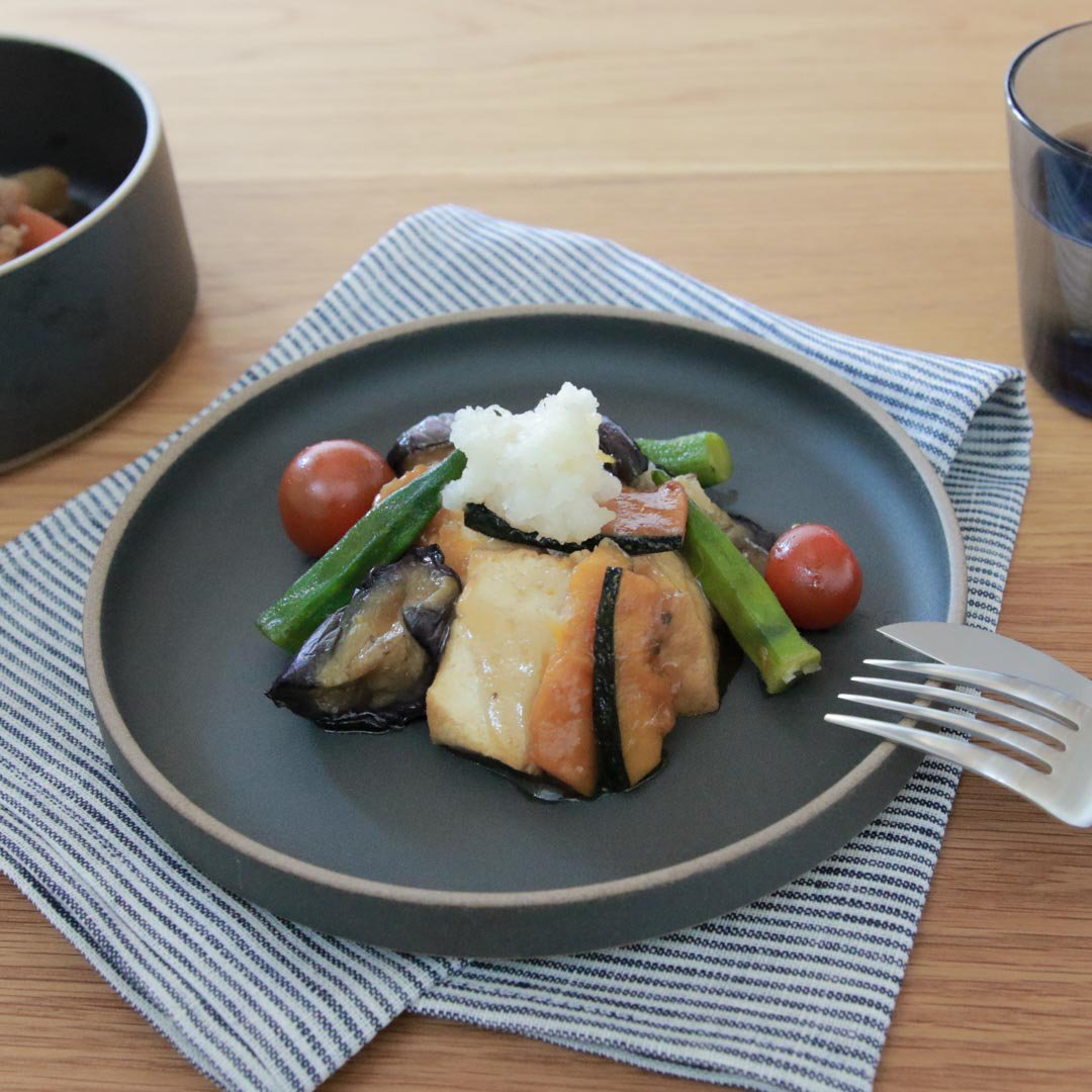 ハサミポーセリン プレート22cm ナチュラル3枚セット ハサミポーセリン