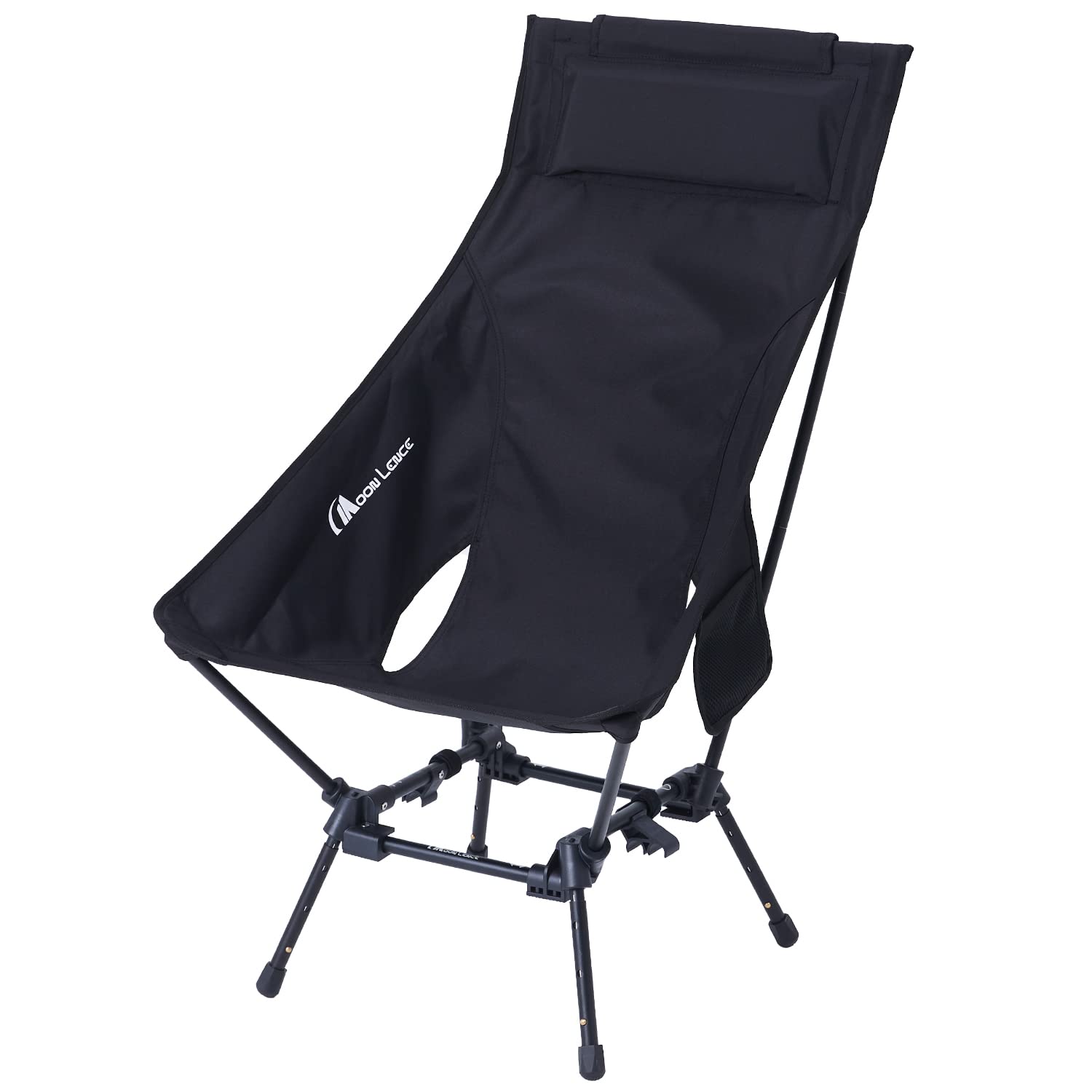 楽天市場】MOON LENCE アウトドアチェア ハイバック 四段階高さ調節