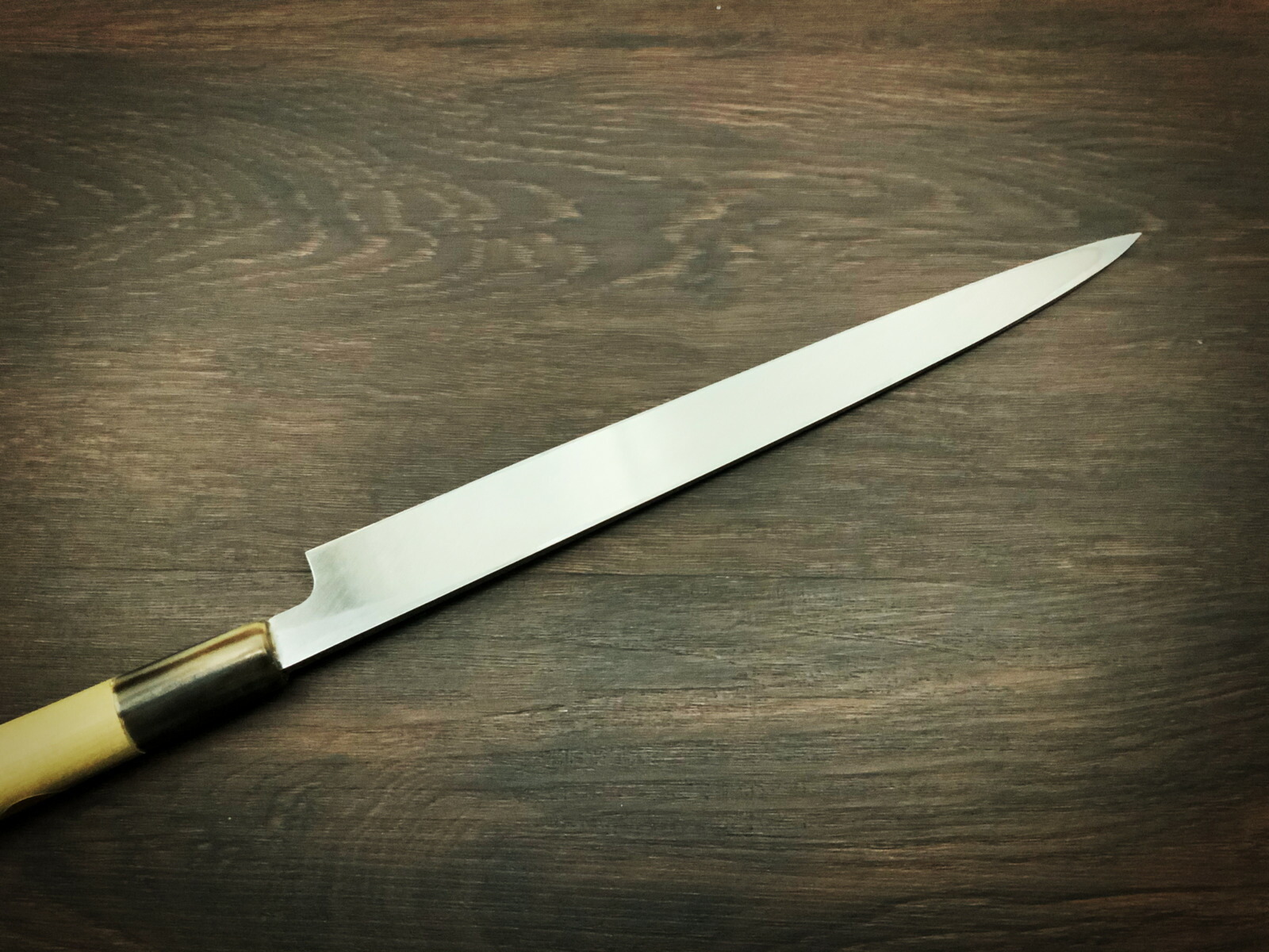 楽天市場】ふぐ引 包丁 【 堺菊守 特製 ふぐ引き 】 白鋼 水牛柄 てっ