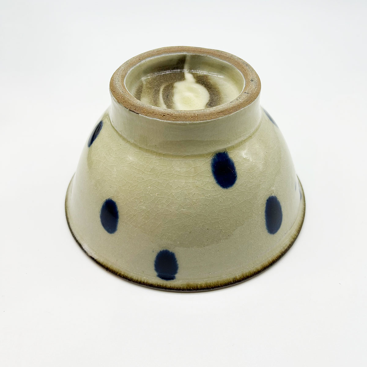 楽天市場】やちむん マカイ 5寸どんぶり 福田 健治(工房福田)作 青唐草