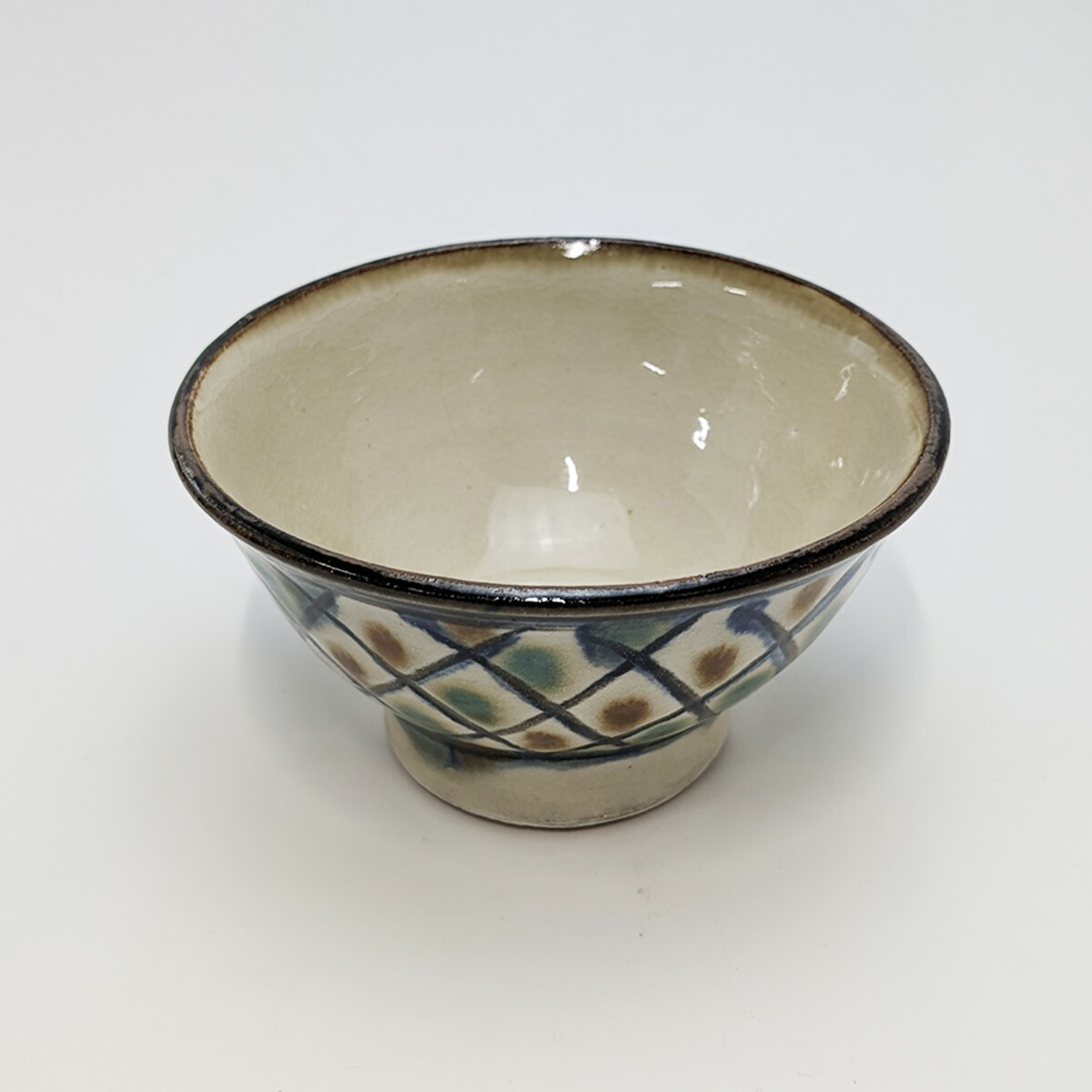 楽天市場】やちむん マカイ4寸 福田健治(工房福田) やちむん 格子