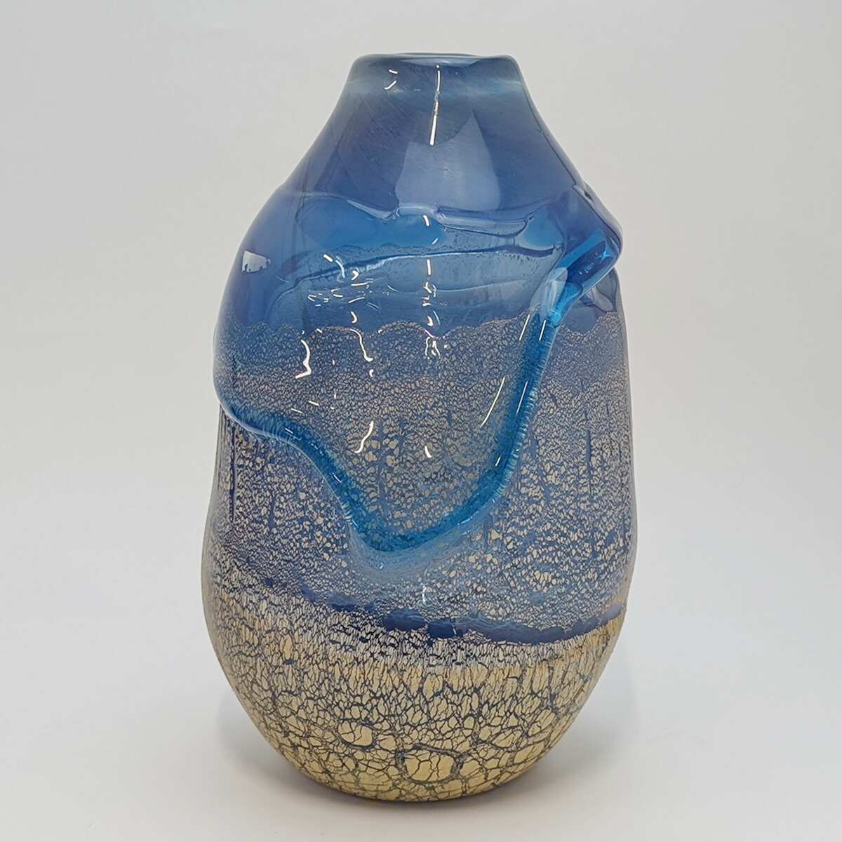 楽天市場】琉球ガラス 花器 土紋オーロラ 稲嶺盛一郎 琉球ガラス作品