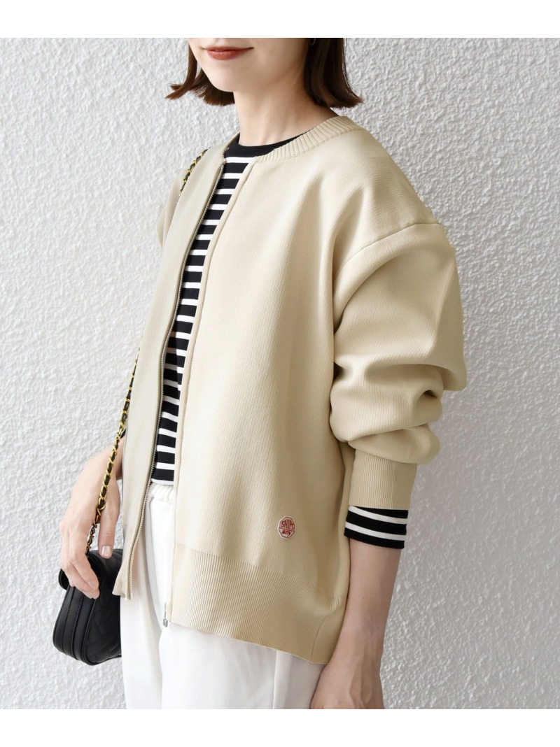 楽天市場】【WEB限定】SHIPS any:＜洗濯機可能＞ジップアップ ニット